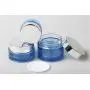 2 Pots de 30 ml/1 oz Remplissables Réutilisables en Verre Bleu Rond pour Cosmétiques, Crème Visage, Lotion, Ombre à Paupée, Vernis, Poudre – Contenants avec Couvercles Argentés et Bouchon Intérieur 2 Pots de 30 ml/1 oz Remplissables Réutilisables en Verre Bleu Rond pour Cosmétiques, Crème Visage, Lotion, Ombre à Paupée, Vernis, Poudre – Contenants avec Couvercles Argentés et Bouchon Intérieur
