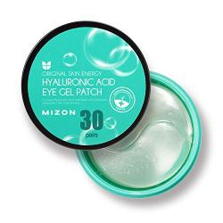 Mizon Hyaluronic Acid Eye Treatment Masks, Under Eye Patches, Dark Circles Eye Treatment Mask, Reduces Wrinkles and Puffiness, Lightens Dark Circles, Hydrogel Eye Patches (Hyaluronic Acid)