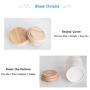 Food Storage Containers with Lids Airtight Bpa Free Large, Ceramic Pottery Cereal Containers Canister Cookie Jar for Kitchen Pantry Organization Candy Bulk, 600mL (Color : Coffee)