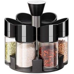 DYFYMX sugar bowl with lid Spice jar, glass jar, jar with lid, spice storage box, glass storage jar oil container for kitchen