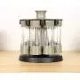 Bouteilles et bocaux de rangement | Jeu de 8 pièces en plastique rotatif pour condiments et épices | Boîtes de rangement pour sel et poivre | HUDITOOLS Bouteilles et bocaux de rangement | Jeu de 8 pièces en plastique rotatif pour condiments et épices | Boîtes de rangement pour sel et poivre | HUDITOOLS
