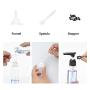 Travel Bottles Containers & Travel Size Toiletries Accessories Bottles with Toiletry Bag for Liquids Leak-Proof & TSA Approved Carry-on for Airplane - Women/Men (SET-A 12-in-1)