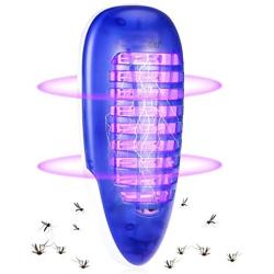 Bug Zapper, GXI Fly Trap Fly Zapper Electric Mosquito Killer 4W Bug Killer Plug-in Fly Killer Portable Fly Trap Insect Zapper for Indoor, Home, Kitchen, Bedroom