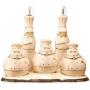 Mini Spice Jars Kitchenware, seasoning jar, ceramic spice box, cute combination