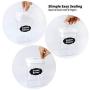 Air-Tight Food Storage Container Set - MCIRCO 7 Pieces Set Food Container with Bonus 20pcs Chalkboard Labels - Durable Plastic BPA Free - Easy Lock Lids to Keep Food Fresh