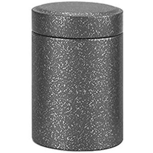 Container Sugar Frosted Iron Chinese Style Storage Boxes Stash Herb Tea Jar With Lid Cans Smell Proof Classical Sealed Home,Grey