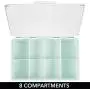 mDesign Stackable Plastic Tea Bag Holder Storage Bin Box for Kitchen Cabinets, Countertops, Pantry - Organizer Holds Beverage Bags, Cups, Pods, Packets, Condiment Accessories - Mint Green/Clear mDesign Stackable Plastic Tea Bag Holder Storage Bin Box for Kitchen Cabinets, Countertops, Pantry - Organizer Holds Beverage Bags, Cups, Pods, Packets, Condiment Accessories - Mint Green/Clear