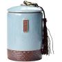 Cereal Containers Sealed Ceramic Tea Can, Travel Storage Tank Containers (color : A)