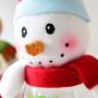 RUJFISH Christmas Storage Bin Candy Jar Cookie and Gift Container Bottle Jar Snowman Santa Clause Design for Cookie Treats and Chocolate Decorative