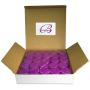 (Quantity: 200 Pieces) Beauticom 3G/3ML Round Clear Jars with PURPLE Lids for Scrubs, Oils, Toner, Salves, Creams, Lotions, Makeup Samples, Lip Balms - BPA Free