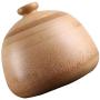 Bamboo Storage Box Tea Box Retro Tea Caddy Coffee Storage Container with Lid for Tea Coffee Spice Herb