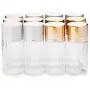 12pcs Bouteilles d'Échantillon en Verre Transparent 10ml/10G Argent + Or Couleur pour Cosmétiques, Parfums, Voyage, Huiles Essentielles, Poudres, Crèmes, Pommades, Graisses, Eau – Contenants, Tubes.