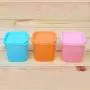 Gewürze-Soßen-Gewürzbox-Gewürze-Behälter, rosa Küchen-Lebensmittellagerboxen