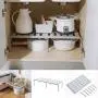 Quaanti Adjustable Kitchen Shelf Spice Storage Rack/Standing Rack/Kitchen Bathroom Bedroom Countertop Storage Organizer Spice Jars Bottle Shelf Holder Rack (Gray) Quaanti Adjustable Kitchen Shelf Spice Storage Rack/Standing Rack/Kitchen Bathroom Bedroom Countertop Storage Organizer Spice Jars Bottle Shelf Holder Rack (Gray)