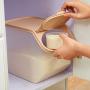 tlongtea65 Kitchen Rice Storage Box Grain Cereal Dispenser Food Organizer Sealing Container Large Rice Barrel Fresh Anti-Insect and Anti-Mite Flip Coffee
