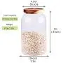 Large Glass Food Canisters, 93 FL OZ(2750ml) Kitchen Serving Stoarge Container with Airtight Bamboo Lids, BPA-Free Cereal Dispenser Jars for Spaghetti Pasta, Powder, Spice, Tea, Coffee(8.8inch high) Large Glass Food Canisters, 93 FL OZ(2750ml) Kitchen Serving Stoarge Container with Airtight Bamboo Lids, BPA-Free Cereal Dispenser Jars for Spaghetti Pasta, Powder, Spice, Tea, Coffee(8.8inch high)