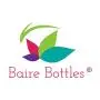 Baire-Flaschen - 16 Unzenblaue, wiederbefüllbare Kunststoffflaschen mit schwarzen Lotionpumpen – Organisieren Sie Seife, Shampoo und Lotion – PET, leicht, BPA-frei, 6er-Pack, inklusive 6 Damask-Etiketten