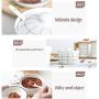 OPaida Spice jar, Ceramic Seasoning jar Set, Kitchen Storage, 3 Spice Jars + 3 Spoons (with Wooden Tray), Salt/Starch/Sugar/Sesame Storage,DHCY-02