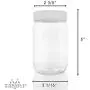 Pinnacle Mercantile Crystal Clear Plastic Mason Jars with Screw on Liner Lids 16 oz Set 6 Made in USA Pinnacle Mercantile Crystal Clear Plastic Mason Jars with Screw on Liner Lids 16 oz Set 6 Made in USA