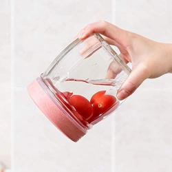 storage jar Grain container Food container Storage Box，Home glass sealed cans kitchen grain food storage storage box, powder