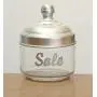 Italo Ottinetti Glass Jar Dull Aluminium Lid 0.5 Litre Sale, Metallic, one Size