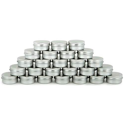 Vivaplex, 25, Aluminum, 10 Gram, Tin Jars with Lids