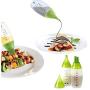 JUSTDOLIFE Oil Brush Multi-function Oil Bottle Creative Food Grade Silicone Basting Brush with Oil Bottle