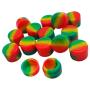 Gentcy Silicone 2ml 300pcs Containers Silicone Storage Jar Seals Oil Wax Concentrate 13color