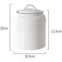 Food Storage Jar with Lid Simple Style Ceramic Kitchen Canister for Food Storage, Store Coffee, Sugar, Tea, Spices and More