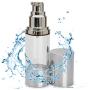 Sterile Airless Pump Bottle 1oz - Refillable Cosmetic Container – Best as Makeup Foundations and Serums - Lightweight Leak Proof & Shockproof Container. BPA Free