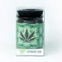 Ceramic Storage Jar for Herbs & Wax (Tie-Dye Leaf)
