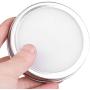 CHICTRY Stainless Steel Mason Jar Lids Rust Resistant Polished Storage Solid Caps with Silicone Sealing Lid Inserts Suitable for Mason Ball Canning Jar Silver 86mm