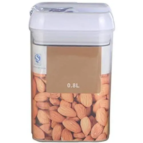 Food Storage Jar With Airtight Seal Lid, Kitchen Food Tank Container, 0.5L/0.8L/1.2L Seal Cereal Jar Dried Fruit Jam Storage Box For Serving Tea, Coffee, Spice, Sugar Food Storage Jar With Airtight Seal Lid, Kitchen Food Tank Container, 0.5L/0.8L/1.2L Seal Cereal Jar Dried Fruit Jam Storage Box For Serving Tea, Coffee, Spice, Sugar
