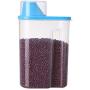 XISAOK Dried Food Cereal Flour Pasta Food Storage Dispenser Rice Container Sealed Box Capacity:2.5L