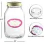 Paquet de 6 bocaux en verre Mason de 32 oz - Bocaux ronds clairs avec couvercles – ensemble de 6 bocaux quart Mason à large goulotte avec couvercle métallique étanche et étiquettes – pour la mise en conserve, la mise en conserve, les cadeaux, le stockage Paquet de 6 bocaux en verre Mason de 32 oz - Bocaux ronds clairs avec couvercles – ensemble de 6 bocaux quart Mason à large goulotte avec couvercle métallique étanche et étiquettes – pour la mise en conserve, la mise en conserve, les cadeaux, le stockage