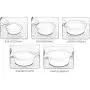 Yudesun Reusable Food Storage Boxes - 5PCS Round Storage Jars Microwave Freezer Box Plastic Tubs Fruit Picnic Lunches Meal Prep Yudesun Reusable Food Storage Boxes - 5PCS Round Storage Jars Microwave Freezer Box Plastic Tubs Fruit Picnic Lunches Meal Prep