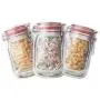 UPKOCH Reusable Snack Containers for Lunch Liquid Vegetable Fruit Candy Biscuit Pastry Nut Storage Ziplock Bags Stand Up Mason 10pcs Size L Red
