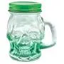Ensemble de 12 verres à shot en bocaux en verre Mason avec couvercle et anse - Verres à shot à décor de crânes en sucre - Accessoires de fête originaux. Ensemble de 12 verres à shot en bocaux en verre Mason avec couvercle et anse - Verres à shot à décor de crânes en sucre - Accessoires de fête originaux.
