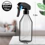 Plastic Spray Bottles for Cleaning Solutions，10OZ Reusable Empty Container with Durable Black Trigger Sprayer, for Disinfection Gardening Blended Essential Oils - Hair Care Moisturize - 3Pack