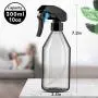 Plastic Spray Bottles for Cleaning Solutions，10OZ Reusable Empty Container with Durable Black Trigger Sprayer, for Disinfection Gardening Blended Essential Oils - Hair Care Moisturize - 3Pack