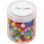 Slime Jars With Lids - Plastic Storage Jars - 10-Pack Slime Jars with Screw-on Lids and 10 Labels, Refillable Round Container Organizer for Craft, Part, Cosmetic, Body Scrub, Accessory, Food, 8 OZ