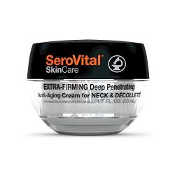 SeroVital SkinCare Extra-Firming Deep Penetrating Anti-Aging Cream for Neck & Décolleté. 1.7 Fluid Ounces