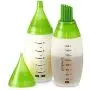 Pinceau à Huile JUSTDOLIFE Multi-fonction avec Bouteille d'Huile Silicone Alimentaire Créatif - Brosses à Huile Multifonctionnelles.