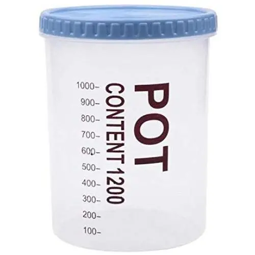 Lebensmittel-Aufbewahrung – S/L Runde Kunststoff Lebensmittel-Aufbewahrungsbehälter, Dosen, Container, Wasserdichte Gläser mit Deckel