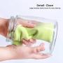 Mason Jars Canning Glass Jars Glass Smoothies Jars with Lids for Drinking and Storage Reusable Container for Juice Milk Bulk Food Coffee (Size : 900ml)