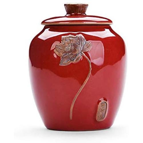 Cereal Containers Sealed Ceramic Tea Cans, Kitchen Moisture Storage Tank Containers (Size : E)