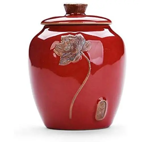 Cereal Containers Sealed Ceramic Tea Cans, Kitchen Moisture Storage Tank Containers (Size : E) Cereal Containers Sealed Ceramic Tea Cans, Kitchen Moisture Storage Tank Containers (Size : E)