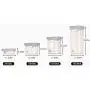 Kitchen Food Sealed Jar with Scale Storage Cans Dried Fruit Snacks Storage Jar - 240/650/1000/1800ML