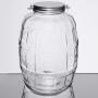 2.5 Gallon Glass Barrel Jar With Lid