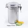 Food Storage Jars Stainless Steel Airtight Sealed Canister Coffee Flour Sugar Tea Container Holder Best Price,7.5Cm